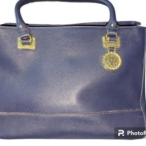 Anne Klein Black New Recruits Large  Satchel Satchel Women Handbag